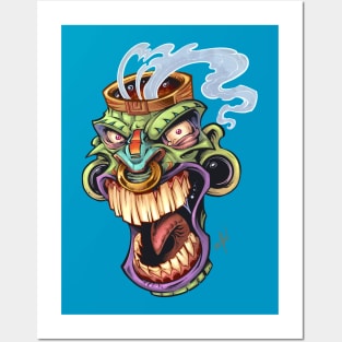 Tiki Head Posters and Art